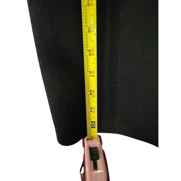 Madewell Sweater Top Tee Black Women's Size Small Short Sleeve Wool Blend - Picture 5 of 6